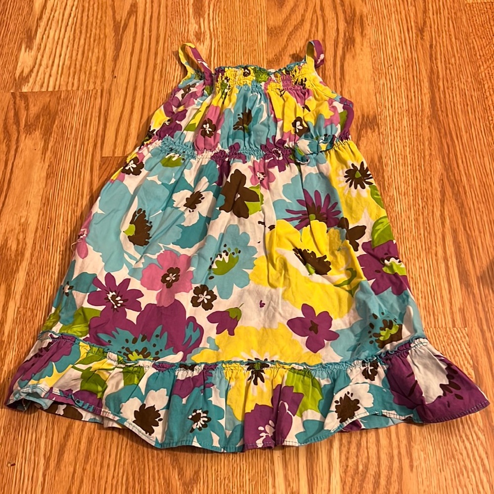 Faded Glory Floral Print Dress 4T